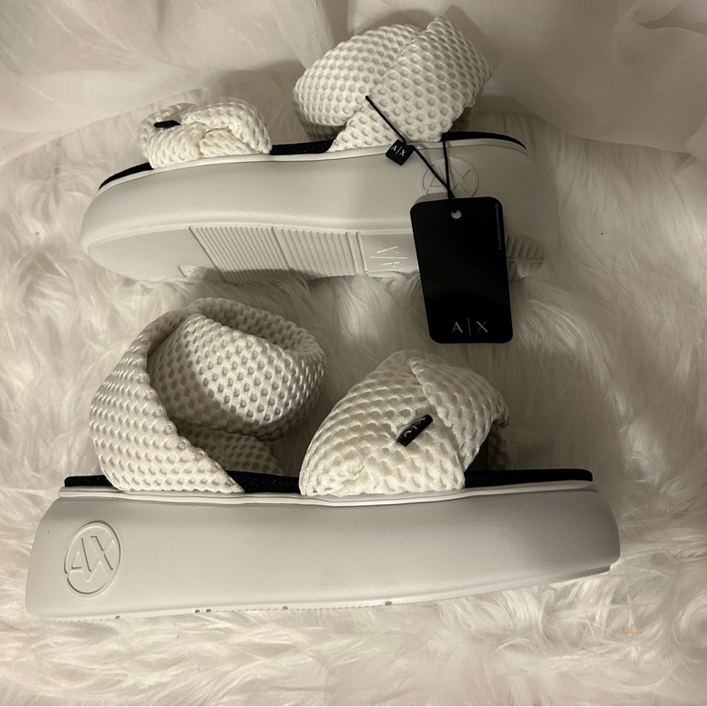 Armani Exchange Platform Sandals
